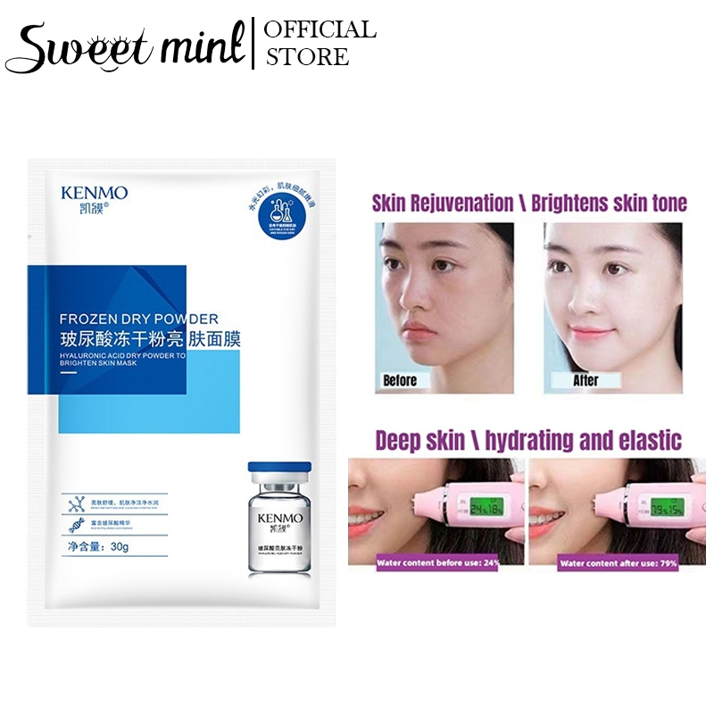 Sweet mint Mặt Nạ KENMO Hyaluronic Acid 30g Dưỡng Ẩm Kiềm Dầu Chống Lão Hóa Làm Trắng Da