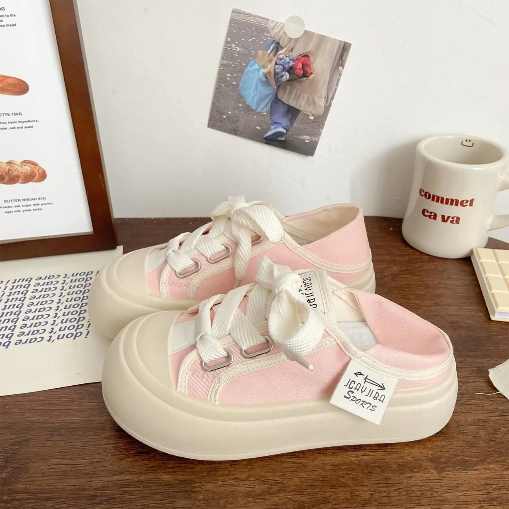 Mới Giày Thể Thao Vải canvas Đế Dày Thời Trang Phong Cách Cho Nữ
