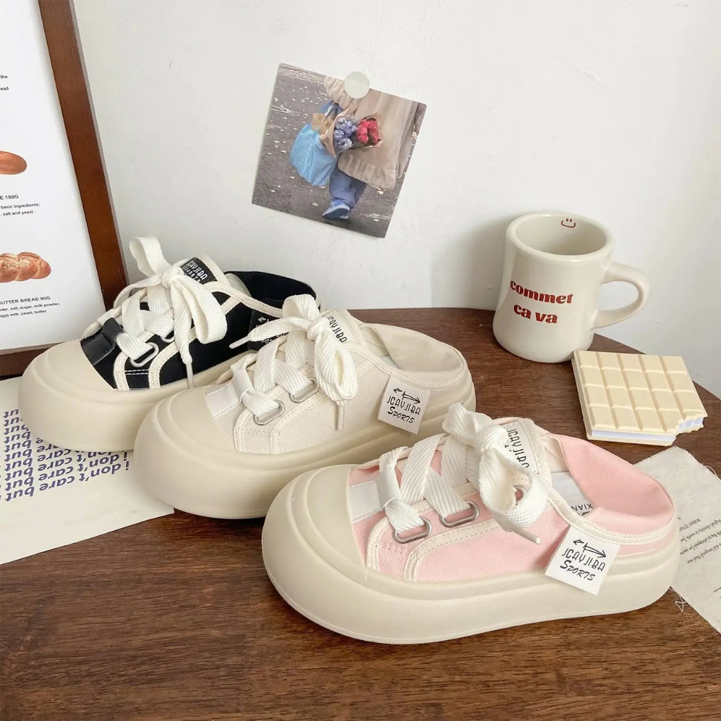 Mới Giày Thể Thao Vải canvas Đế Dày Thời Trang Phong Cách Cho Nữ