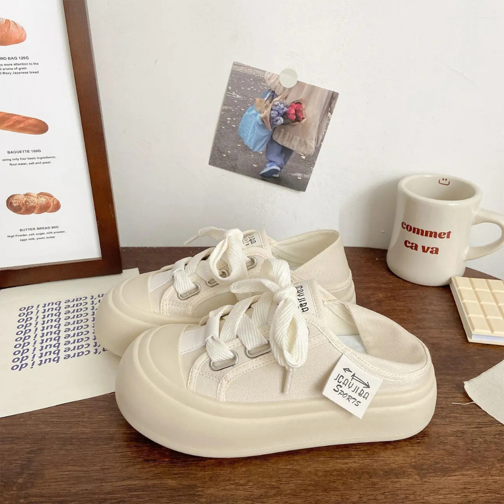Mới Giày Thể Thao Vải canvas Đế Dày Thời Trang Phong Cách Cho Nữ