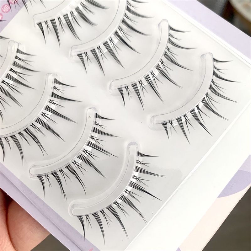 Minijumie Cặp Lông Mi Giả 3D Dài Và Dày Tự Nhiên+ keo dán