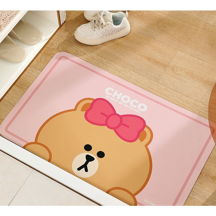 Entry Thảm Lót Sàn Nhà Tắm / Nhà Bếp Thấm Hút Nước Nhanh Khô Chống Trượt