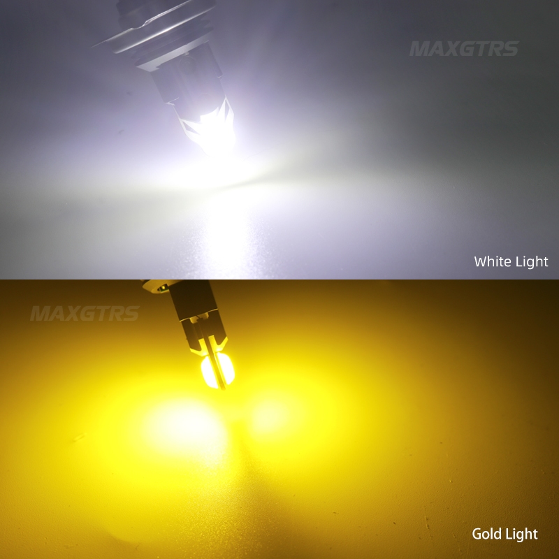 MAXGTRS 2 Đèn Pha H7 Không Dây Mini Ánh Sáng Trắng 6500K 360 Độ Cho Xe Hơi