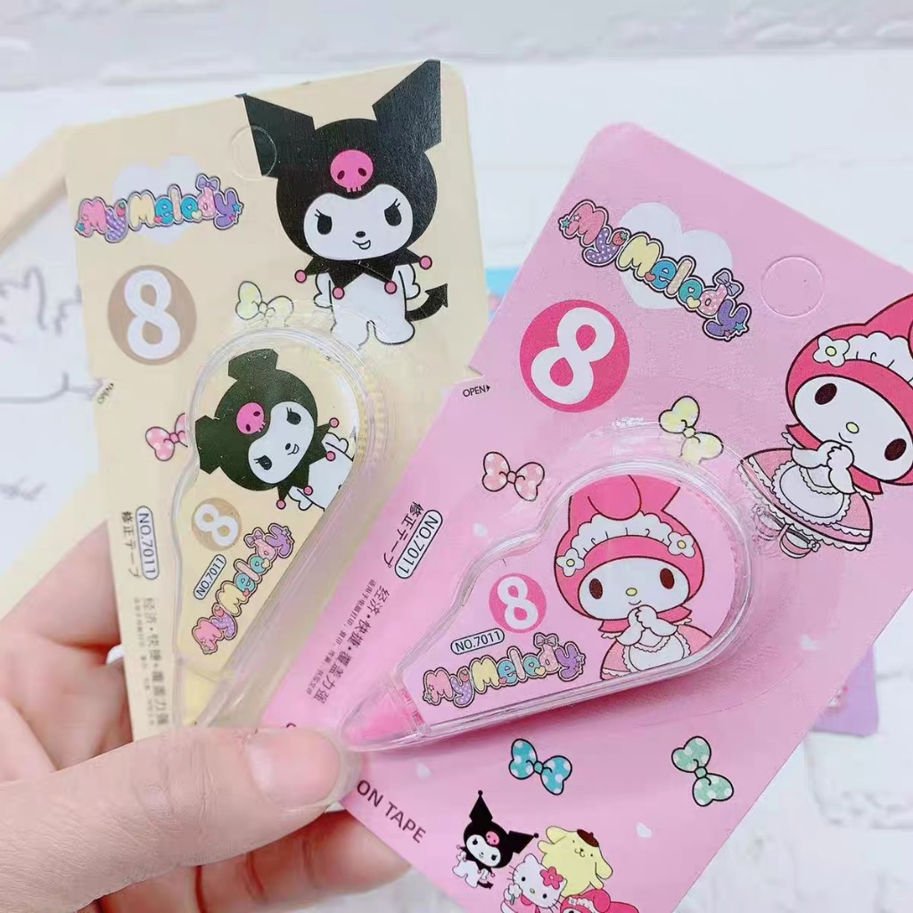 Sanrio Bút Xóa Kéo Hình Động Vật Hoạt Hình Xinh Xắn