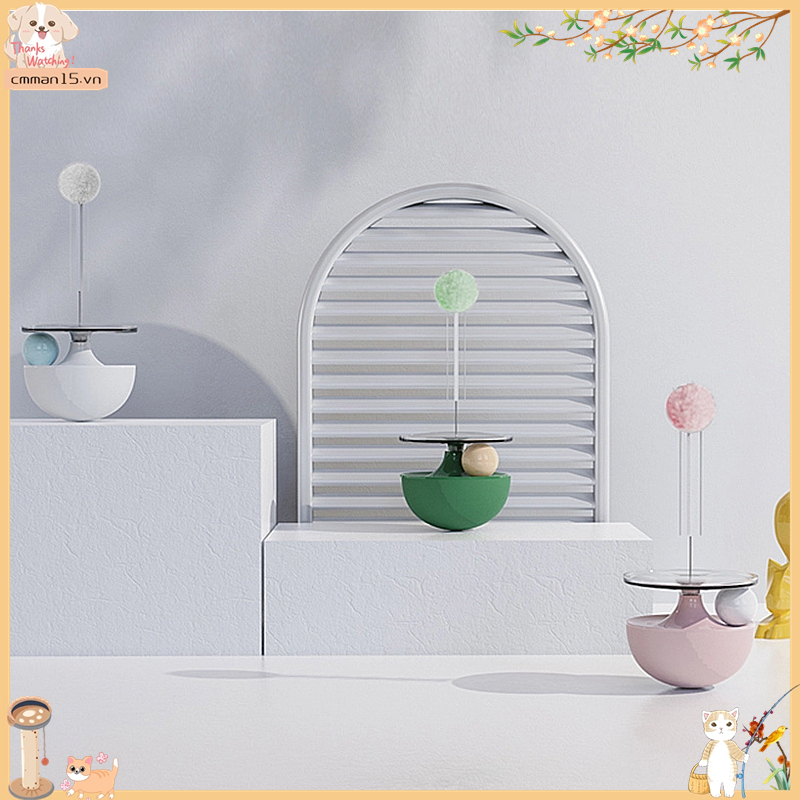 Phổ biến Mèo Tự Chơi Teaser Wand Giảm Chán Tương Tác Cat Stick Ball Toy cho Trong Nhà