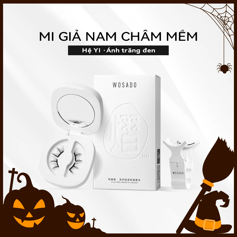 Wosado Mi Giả Từ Tính Mềm No.3 Twilight Black - Ánh Trăng Đen Lông Mi Giả Từ Tính An Toàn, Tái Sử Dụng, Chất Lượng Cao, Chuyên Nghiệp, Chất Liệu Dupont, Được Cấp Bằng Sáng Chế Mi Anime Tràn Năng Lượng Trang Điệm Đậm Và Trang Điểm Tinh Tế