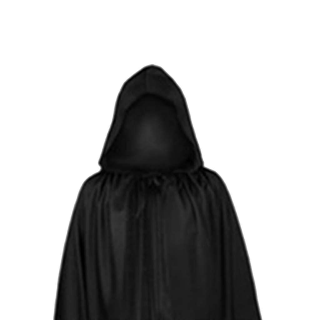 Trẻ em halloween grim reaper trang phục trùm đầu áo choàng đen cho chương trình cosplay