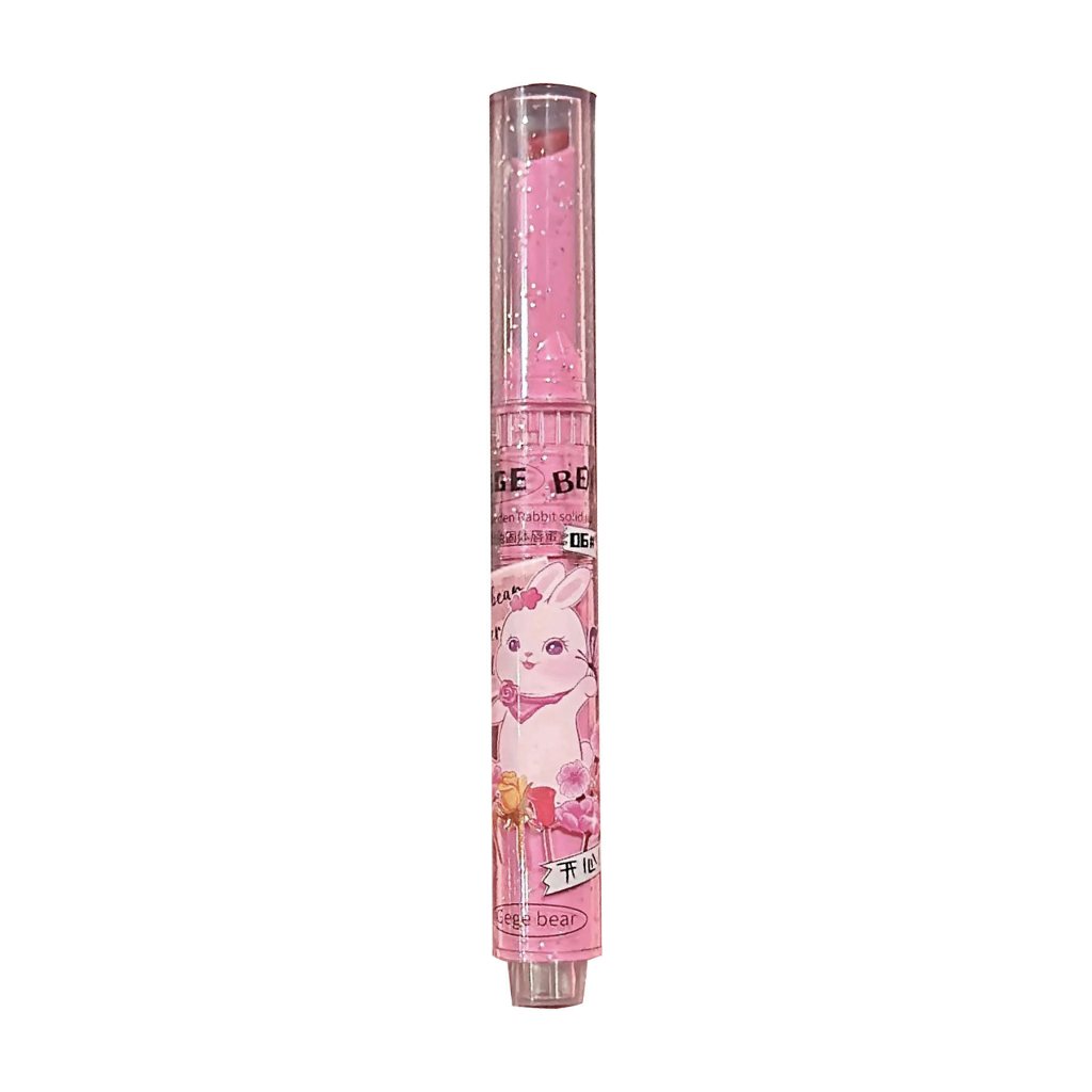Gege bear Son Môi Dưỡng Ẩm Màu Hồng Lấp Lánh Hình Thỏ Xinh Xắn  Son môi có dưỡng màu sắc tự nhiên chống thấm nước xinh xắnHHMBB0018