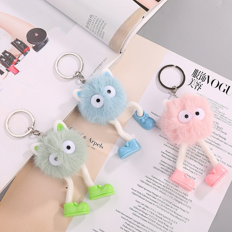Miumiua🔮Móc Khóa Nhồi Bông Họa Tiết Hoạt Hình Dễ Thương