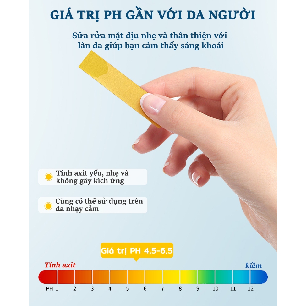 Sữa Rửa Mặt Trắng Da 150g Sữa Rửa Mặt cho da dầu mụn Trắng da ngừa mụn Làm sạch sâuTẩy tế bào chết, phục hồi đa chức năng