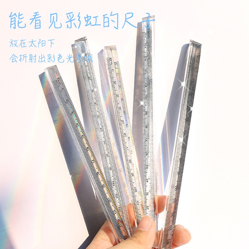 Thước Đo Hình Tam Giác Ba Chiều Trong Suốt Đơn Giản wj226