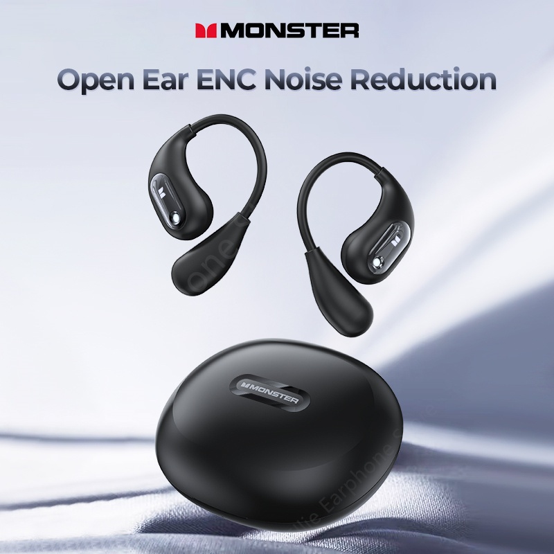 Monster Open Ear AC210 Tai Nghe Không Dây Bluetooth 5.4 OWS Mở Hoàn Toàn Earhook IPX5 Chống Nước Thể Thao Tai Nghe
