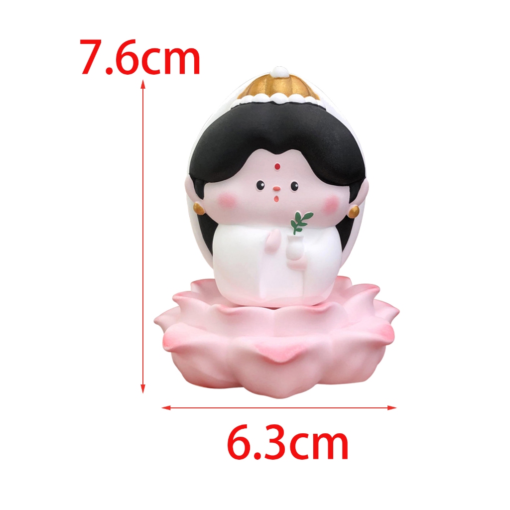 Dễ Thương Tượng Guanyin/Thần giàu có Đá Khuếch Tán Tinh Dầu Để Bàn Trang Trí Xe Hơi/phòng ngủ/văn phòng