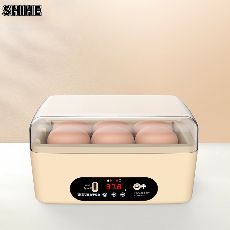 Máy ấp trứng gia cầm SHIHE hoàn toàn tự động có thể ấp 4 quả trứng cùng lúc tiện lợi