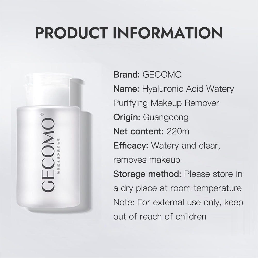 Gecomo Nước Tẩy Trang Chứa Axit amino Giúp Làm Sạch Sâu Hiệu Quả