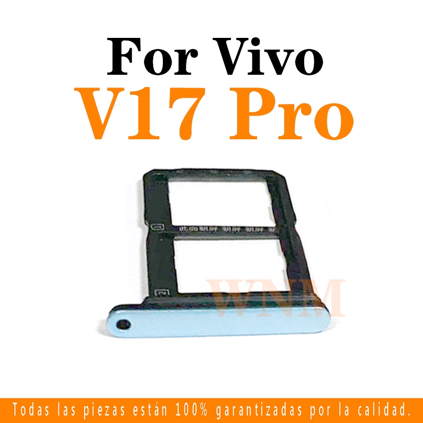 Dành Cho VIVO V17 Pro / V17pro Sim Khay Thẻ Sim Khe Cắm Thẻ Chủ Đầu Đọc Thẻ SD Khe Cắm Adapter Thay Thế Một Phần