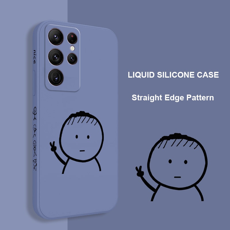 Ốp Điện Thoại Họa Tiết Vui Nhộn Sáng Tạo Cho samsung galaxy s23 s22 fe ultra plus 5g