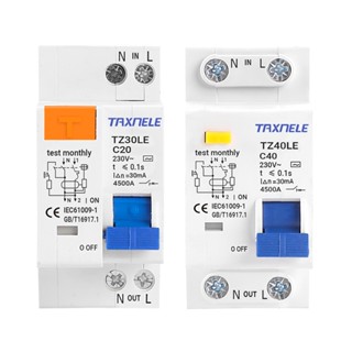 Cầu Dao Ngắt Mạch RCBO MCB DPNL 1P + N DZ30LE DZ40LE EPNL Bảo Vệ Dòng Điện RCCB RCD 32A 63A