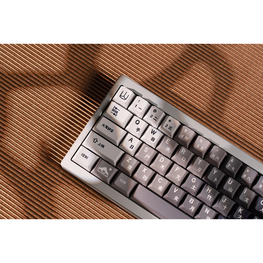 GMK Phong Cảnh gradient Keycaps, 133 Phím Keycaps PBT Anh Đào Hồ Sơ DYE-SUB Cá Tính Keycaps GMK Cho Bàn Phím Cơ