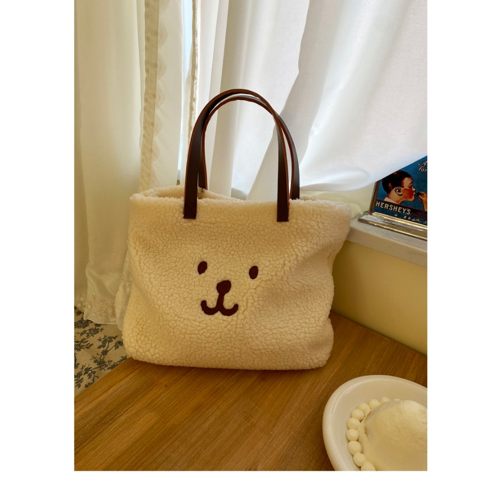 Arctic Hunter Túi Xách Lông Cừu Dễ Thương Thời Trang Cho Nữ