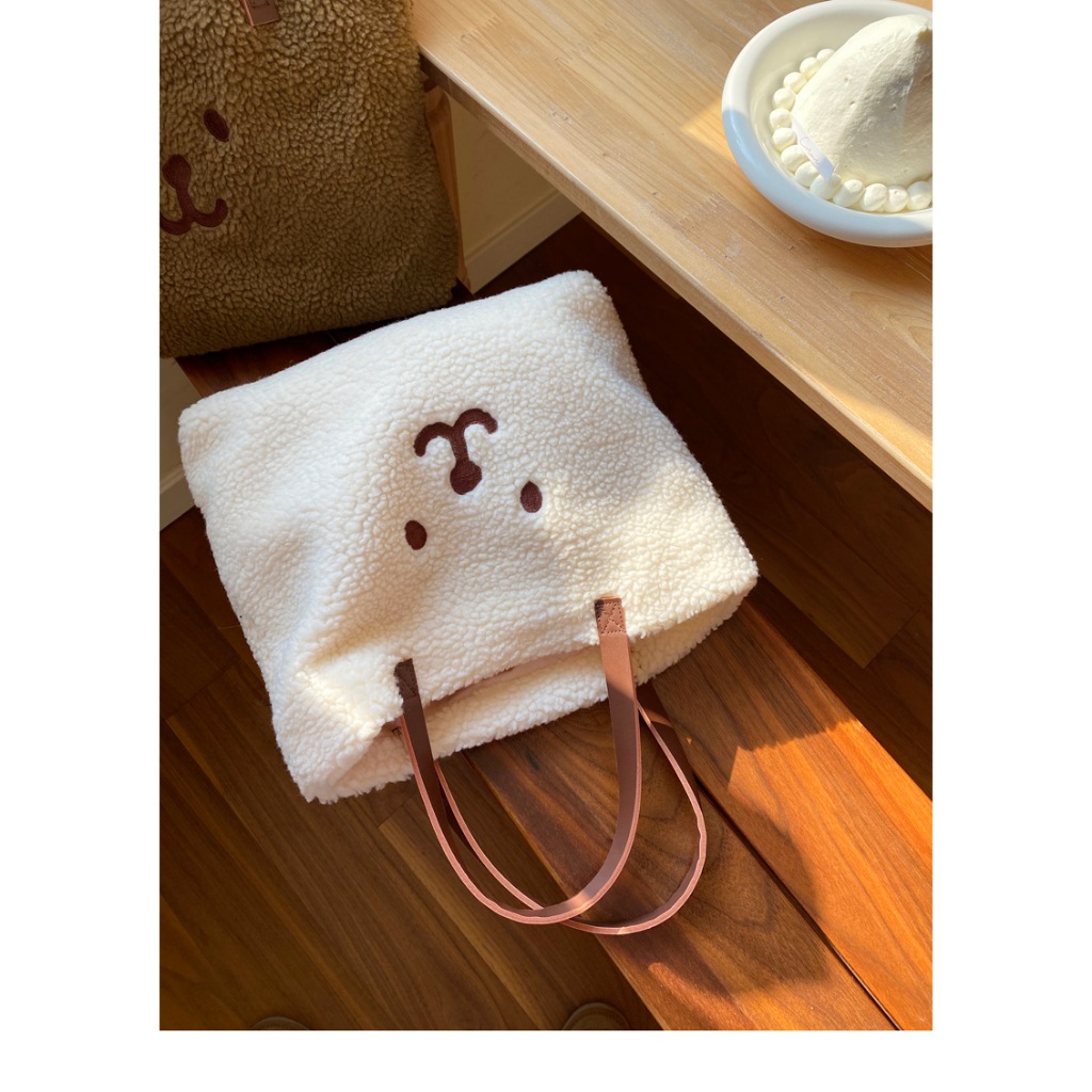 Arctic Hunter Túi Xách Lông Cừu Dễ Thương Thời Trang Cho Nữ