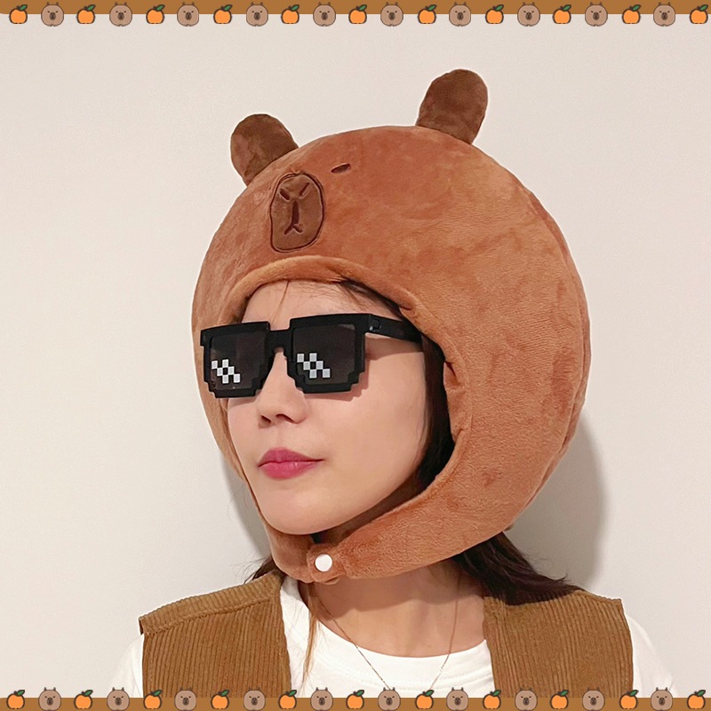 Mũ Lưỡi Trai capybara 24H Họa Tiết Hoạt Hình Vui Nhộn