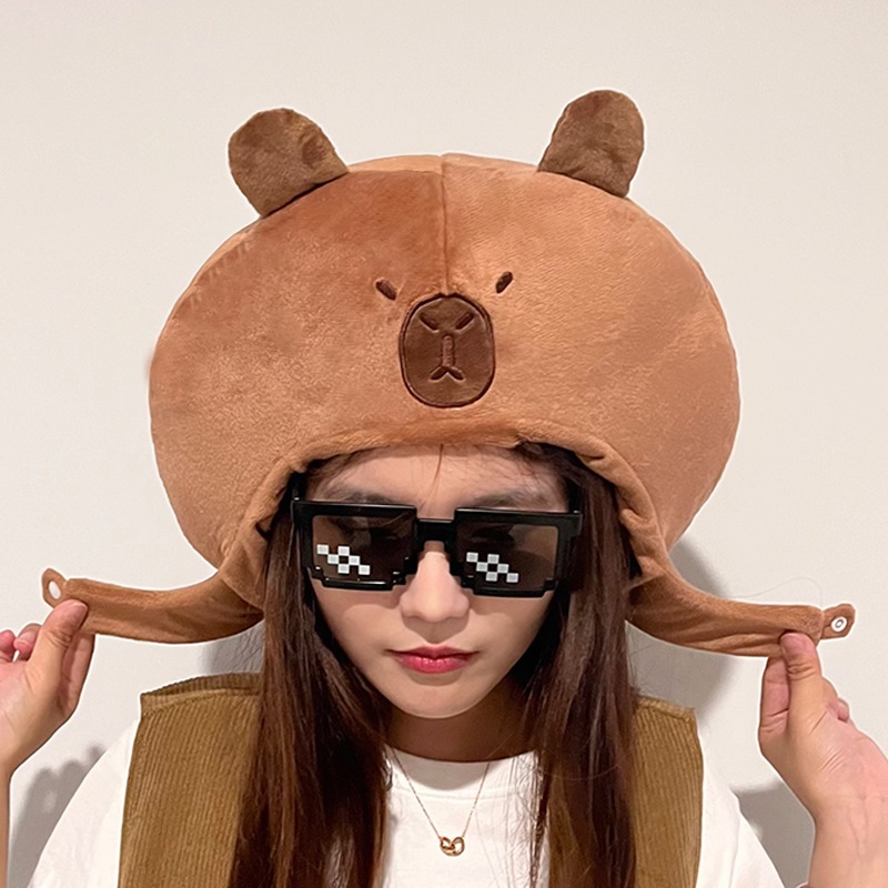 Mũ Lưỡi Trai capybara 24H Họa Tiết Hoạt Hình Vui Nhộn