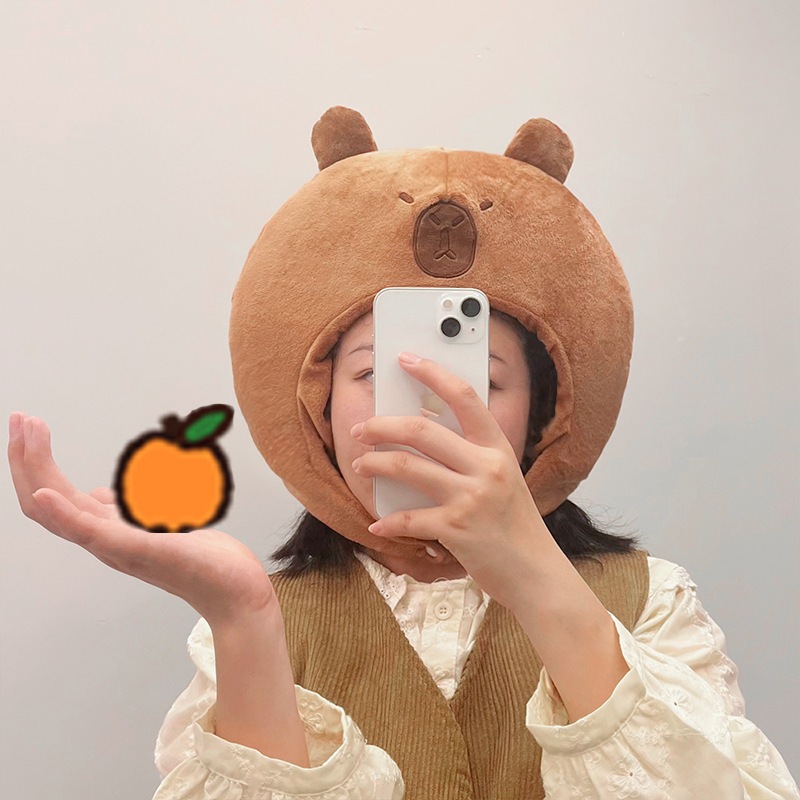 Mũ Lưỡi Trai capybara 24H Họa Tiết Hoạt Hình Vui Nhộn