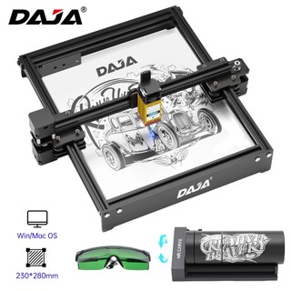 DAJA Máy khắc Laser Dòng D3 Máy khắc laser nâng cấp mới dành cho chữ tự làm Logo Máy khắc laser tự động bằng thép không gỉ phi kim loại