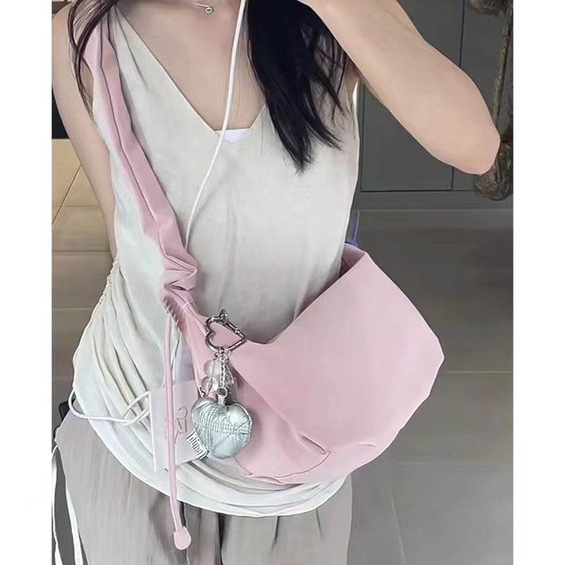 Nucelle Túi Xách Hình Đám Mây Xếp Ly Cỡ Lớn Phong Cách Hàn Quốc Cho Nữ