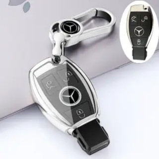 TPU Chìa Khóa Xe Ô Tô Bao túi dây chuyền Cho Xe Mercedes Benz W204 W176 GLA CLA Phụ Kiện
