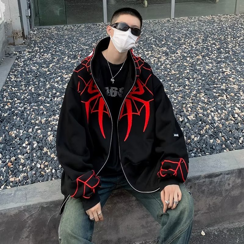 🔥 Áo Khoác Người Nhện Áo Khoác Hoodie Nam Nữ Thể Thao Jacket Zip Nỉ Thu Đông Unisex Form Rộng Người Nhện Anime SpiderMan MAST
