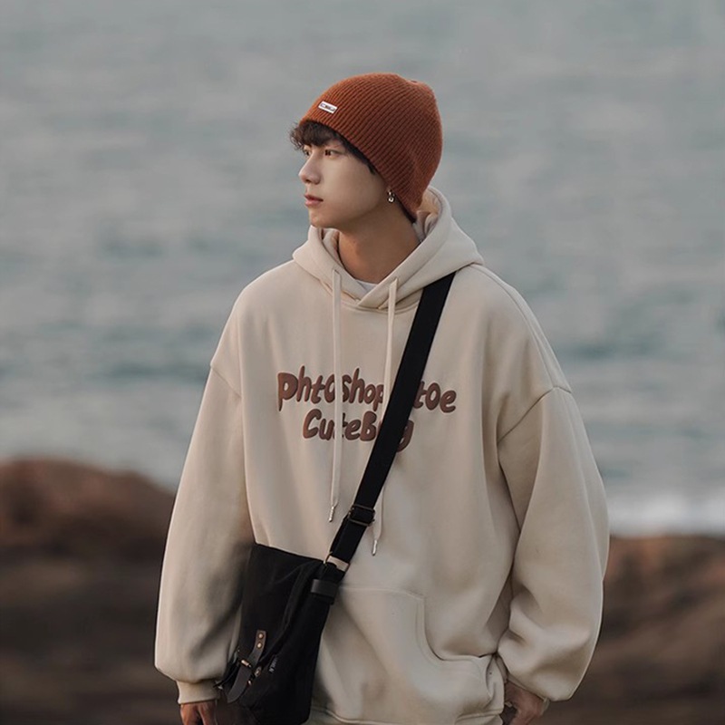 Áo Hoodie Nam Form Rộng Hoodie Basic Unisex Nỉ From Rộng Màu Đen Couple