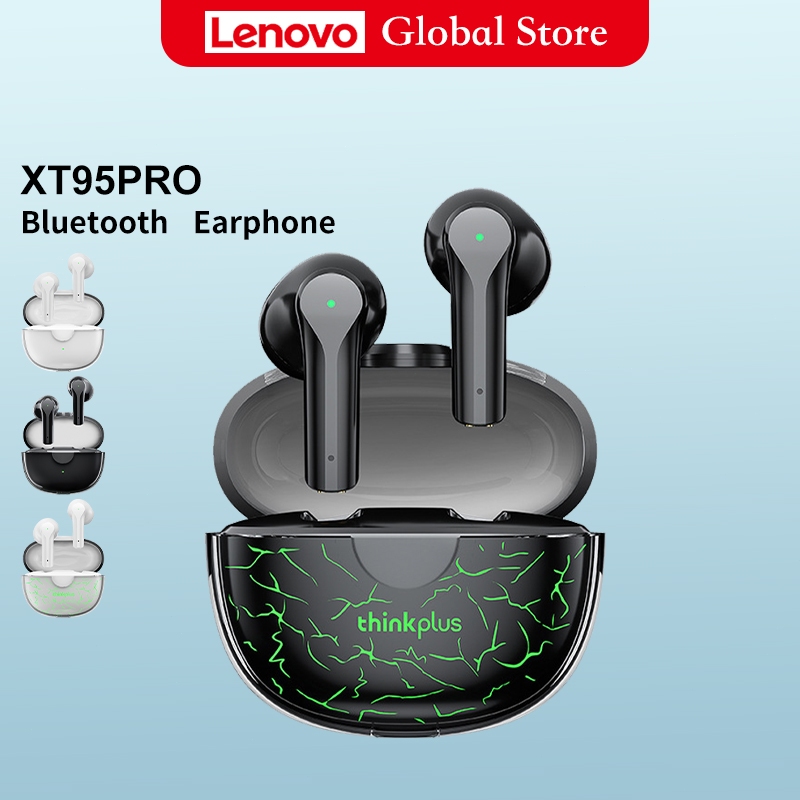 Tai nghe nhét tai thể thao LENOVO XT95 Pro không dây Bluetooth 5.3 âm thanh Hi-Fi tích hợp micro và đèn LED