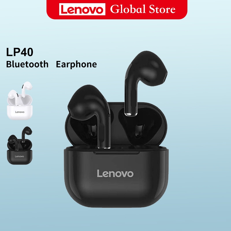 Tai nghe không dây LENOVO LP40 Bluetooth 5.1 tws IPX5 chống nước/ giảm ồn thông minh/ âm thanh HD/ tích hợp micro