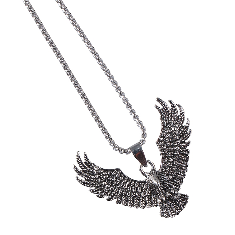 Vòng cổ hình chim đại bàng thời trang độc đáo cho nam