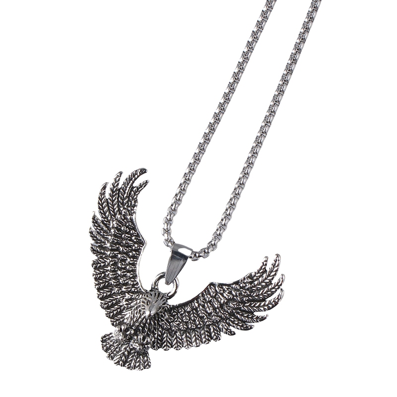 Vòng cổ hình chim đại bàng thời trang độc đáo cho nam