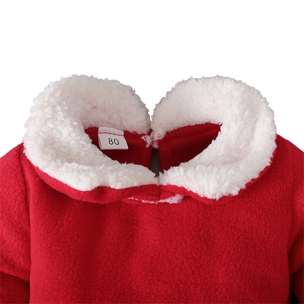 Bộ Đồ Hóa Trang Ông Già Noel Dễ Thương Cho Bé Gái