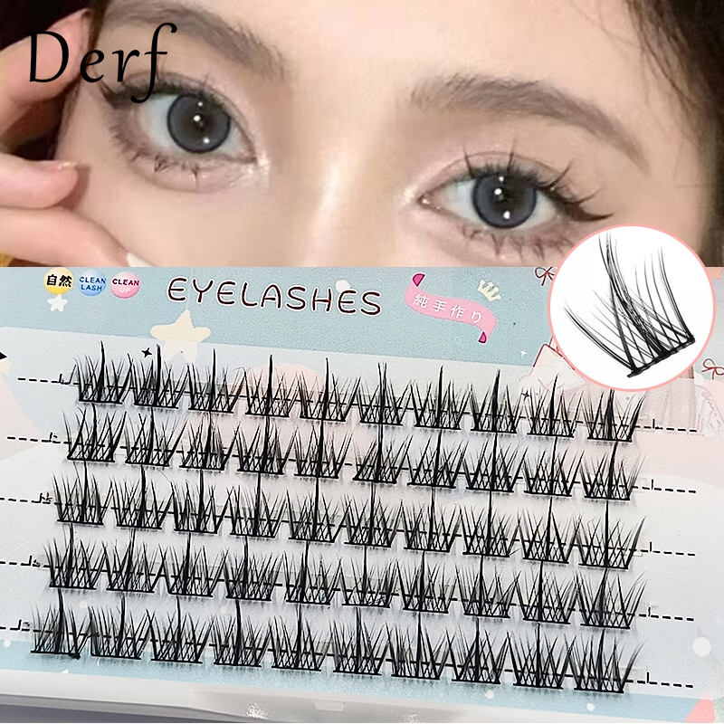 Derf 10/5 Mascara Chuốt Mi Dày Và Dài Tự Nhiên Hình Quỷ Nhỏ Mã 11mm-12mm