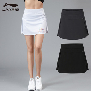 Li ning Chân Váy Ngắn Thể Thao Lưng Cao Chống Bóng tennis / Cầu Lông / Chạy Bộ Ngoài Trời Thời Trang Cho Nữ