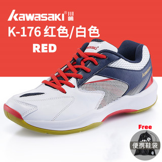Giày Thể Thao Chơi Cầu Lông Kawasaki K-176 Gọn Nhẹ Co Giãn Thoáng Mát Cho Nam Nữ