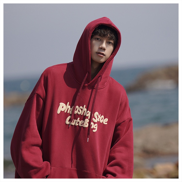Áo Hoodie Nam Form Rộng Hoodie Basic Unisex Nỉ From Rộng Màu Đen Couple