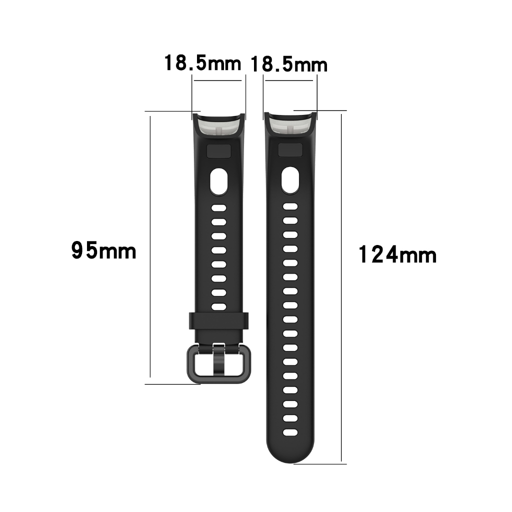 Dây Đeo Thay Thế Bằng Silicon Cho huwei band 4 smart band 5i