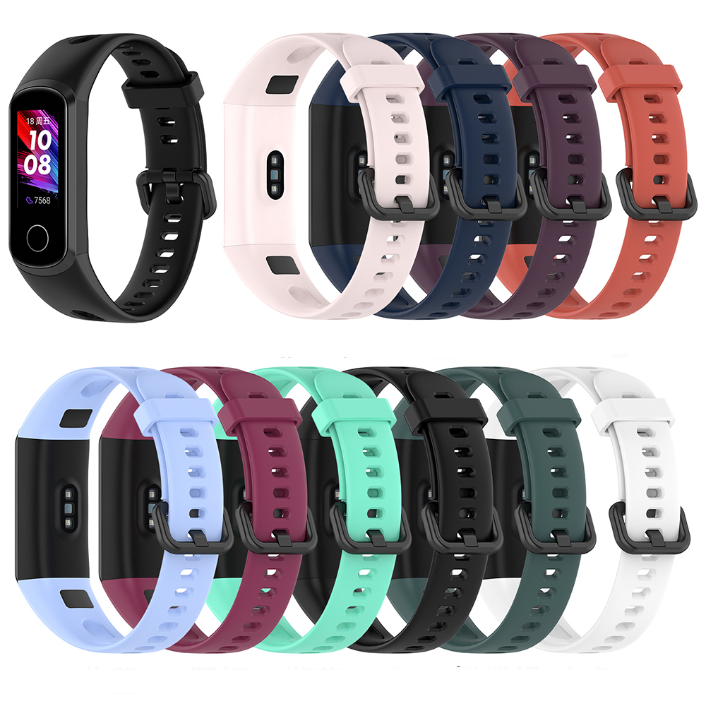Dây Đeo Thay Thế Bằng Silicon Cho huwei band 4 smart band 5i