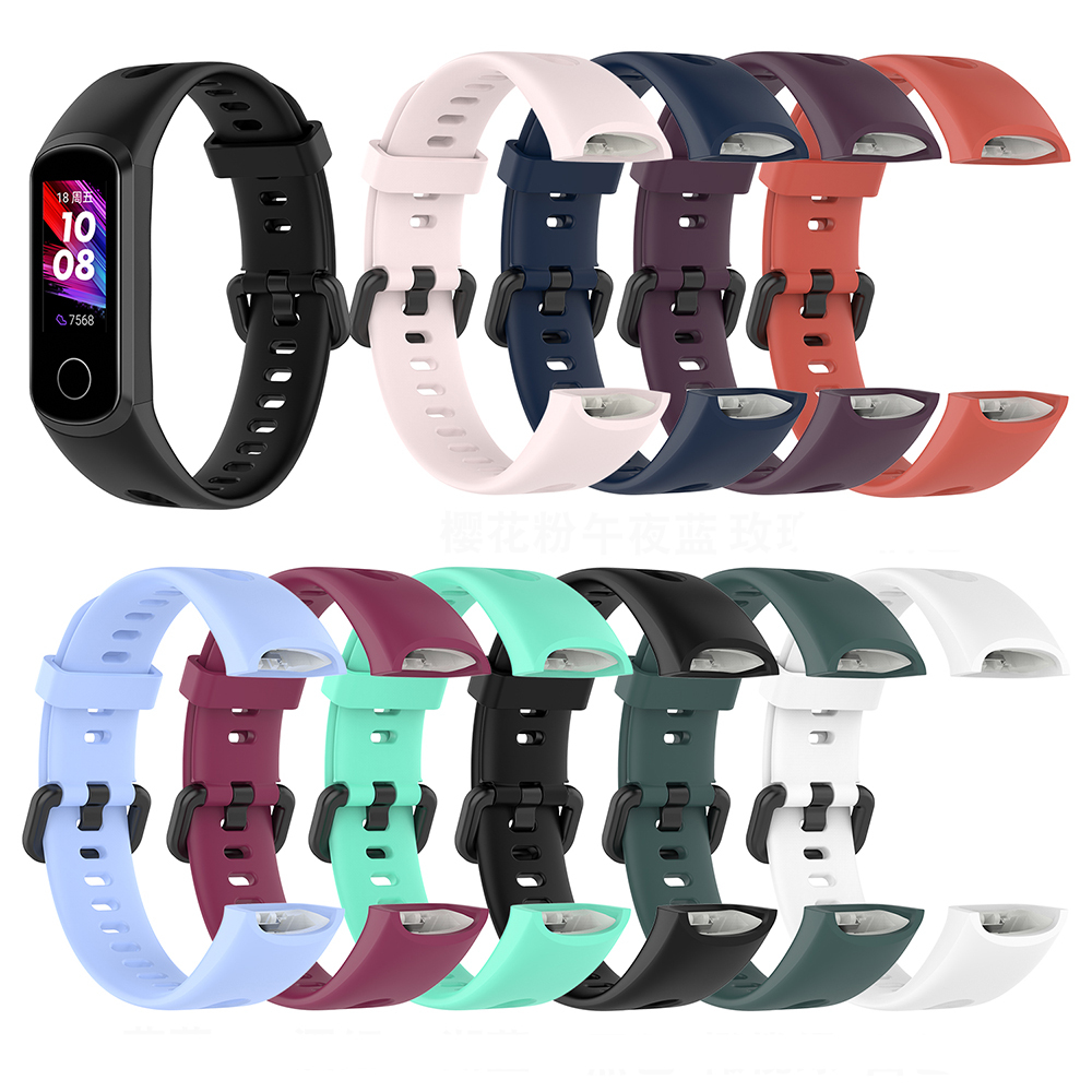 Dây Đeo Thay Thế Bằng Silicon Cho huwei band 4 smart band 5i