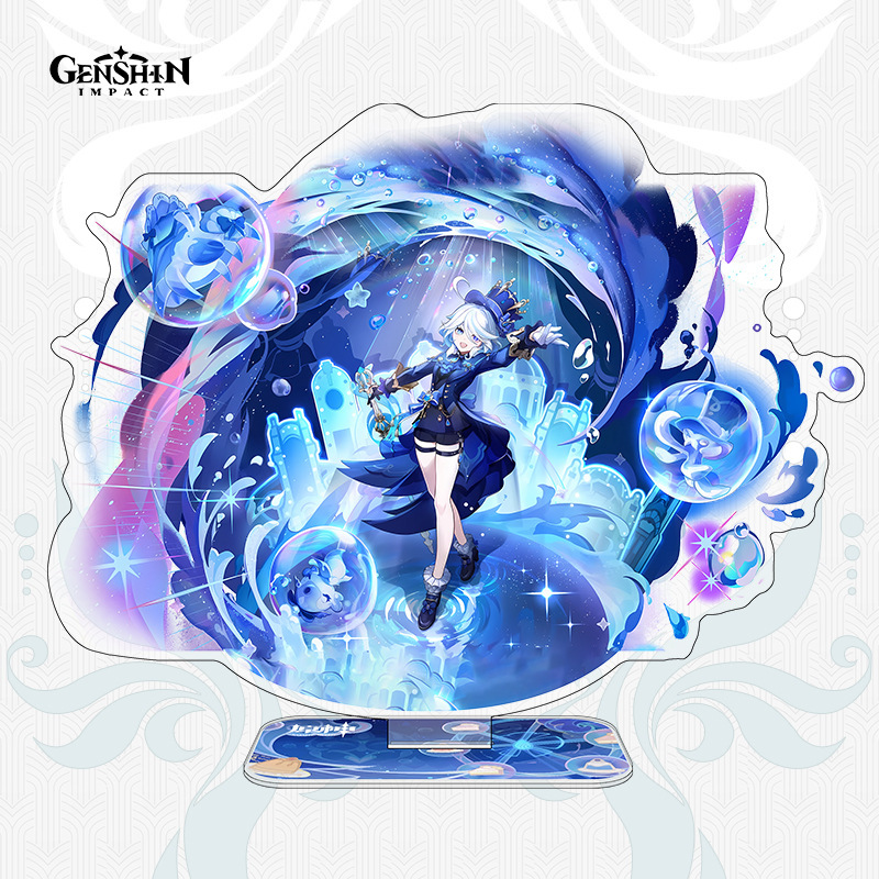 Doujin genshin Impreza Mô Hình Nhân Vật wriothesley furina Đứng Được Màu Nước
