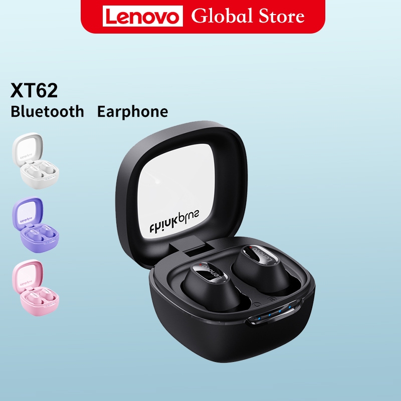 Tai nghe bluetooth LENOVO XT62 TWS bluetooth 5.3 chống ồn tích hợp công nghệ sạc nhanh chống thấm nước thiết kế thời trang
