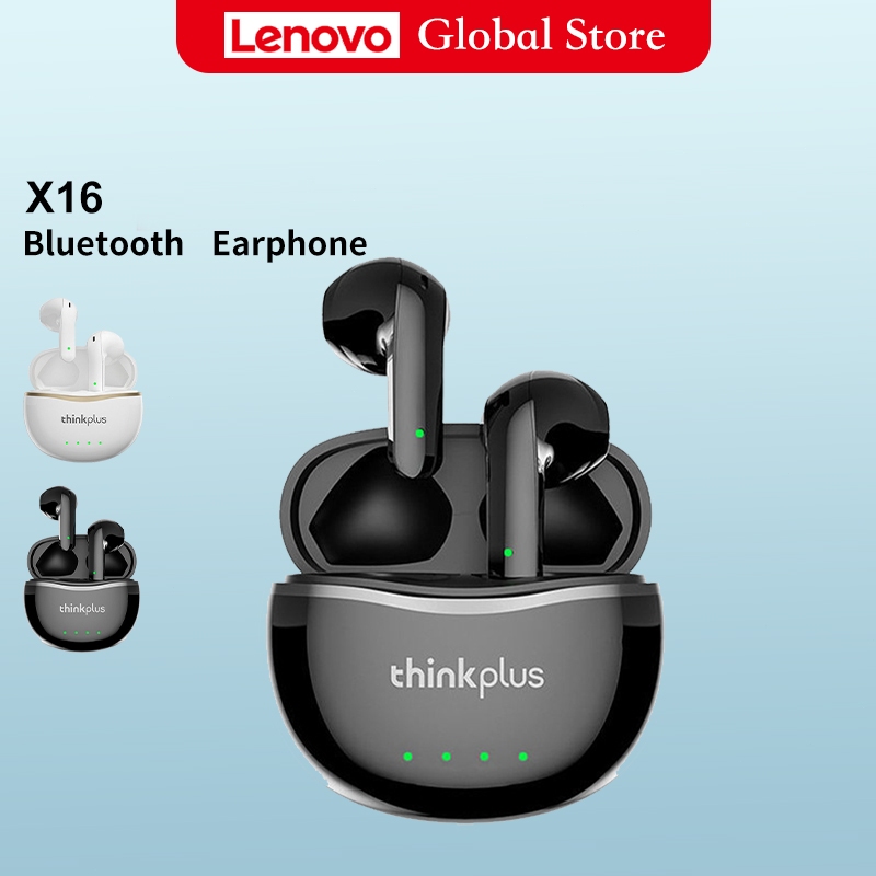 Tai nghe không dây LENOVO X16 TWS Bluetooth 5.2 giảm tiếng ồn nhỏ gọn tích hợp micro trải nghiệm âm thanh đỉnh cao