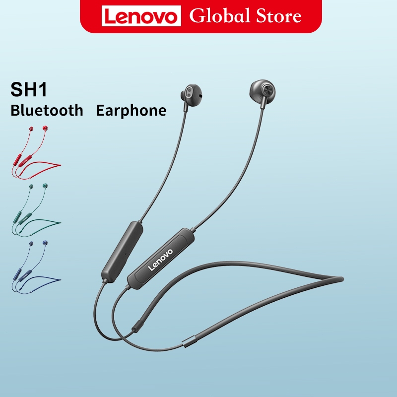 Tai nghe nhét tai không dây bluetooth 5.0 LENOVO chống nước ipx5 phong cách thể thao với micro