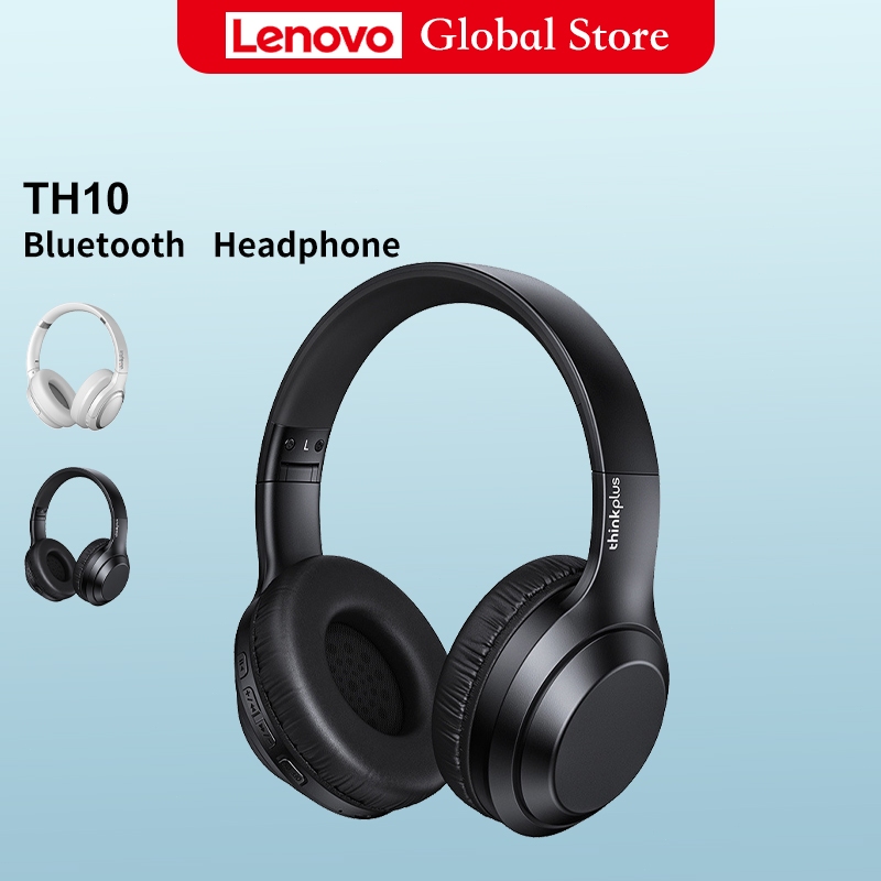 Tai nghe Lenovo TH10 Bluetooth âm thanh nổi giảm ồn thoải mái chống thấm nước có mic thích hợp cho Android PC